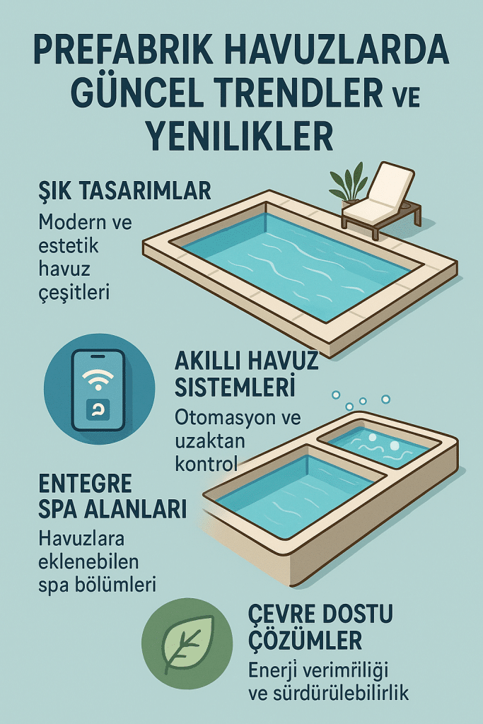 Prefabrik Havuzlarda Güncel Trendler ve Yenilikler