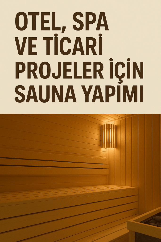 Otel, Spa ve Ticari Projeler İçin Sauna Yapımı