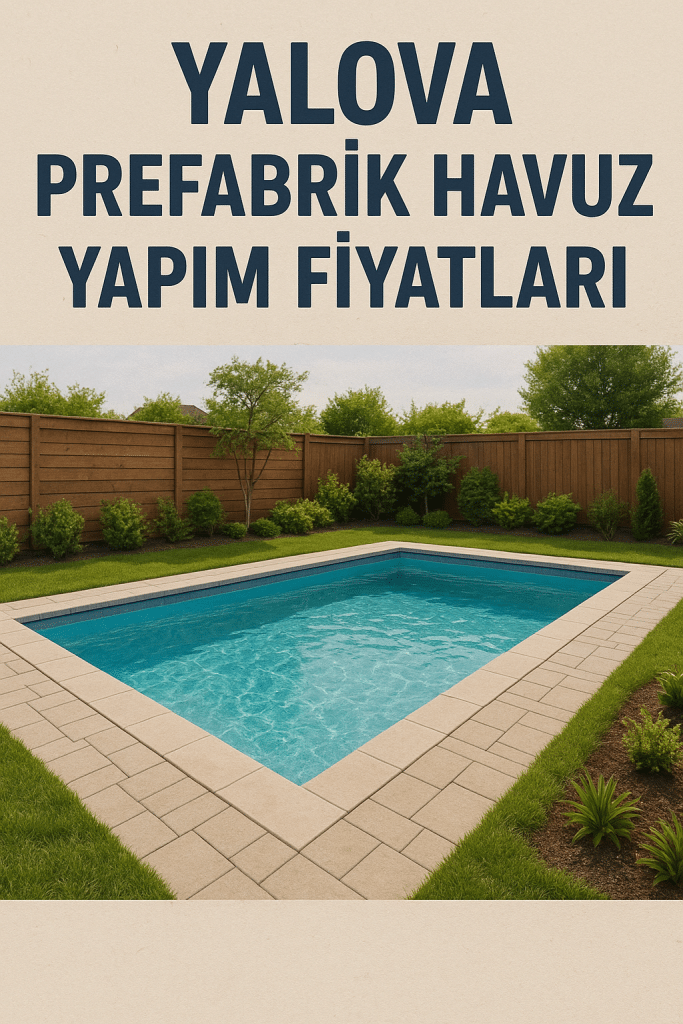 Yalova Prefabrik Havuz Yapım Fiyatları